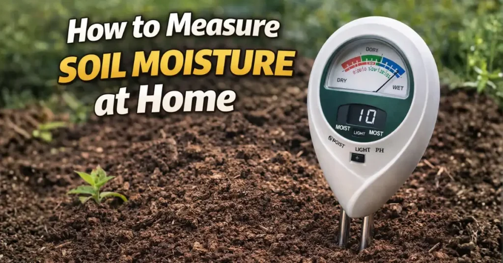 How Much Does a Yard of Dirt Weigh? 6 measure soil moisture at home