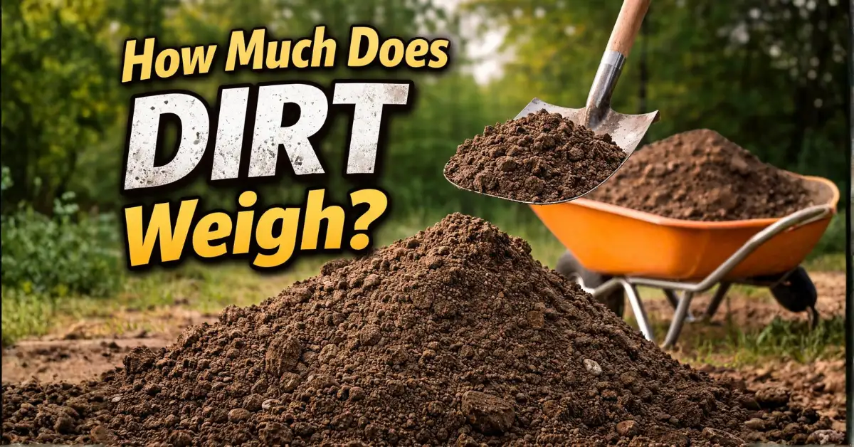 How Much Does a Yard of Dirt Weigh? 1 How Much Does a Yard of Dirt Weigh?