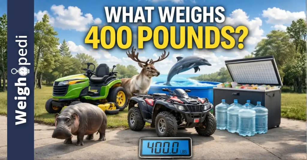 What Weighs 400 Pounds? Things That Weigh 400 Lbs 6 what weighs 400 pounds