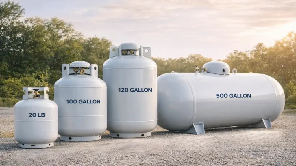 How Much Does a Gallon of Propane Weigh? 7 propane tank sizes and weight