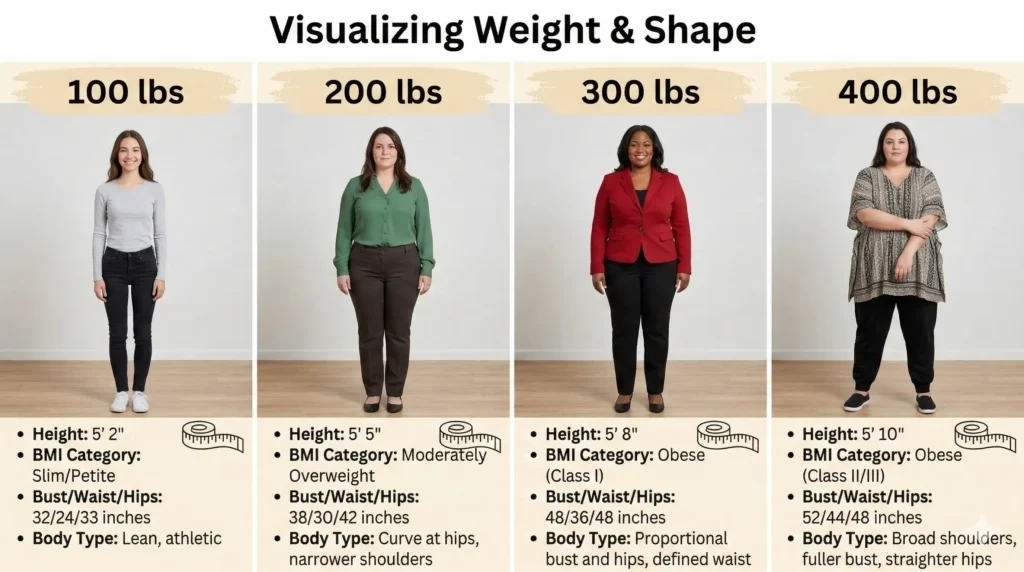 How Heavy is 100 lbs? 11 Common Things That Weigh 100 Pounds 4 100 pounds looks like on a women