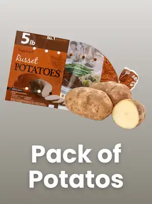 5lb pack of potatos